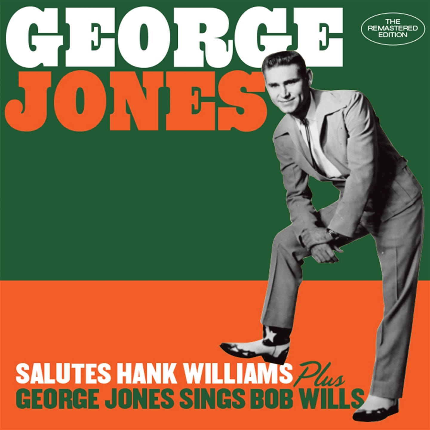 George Jones - Salutes Hank Williams (+ George Jones Sings Bob Wills) - Afbeelding 1 van 1