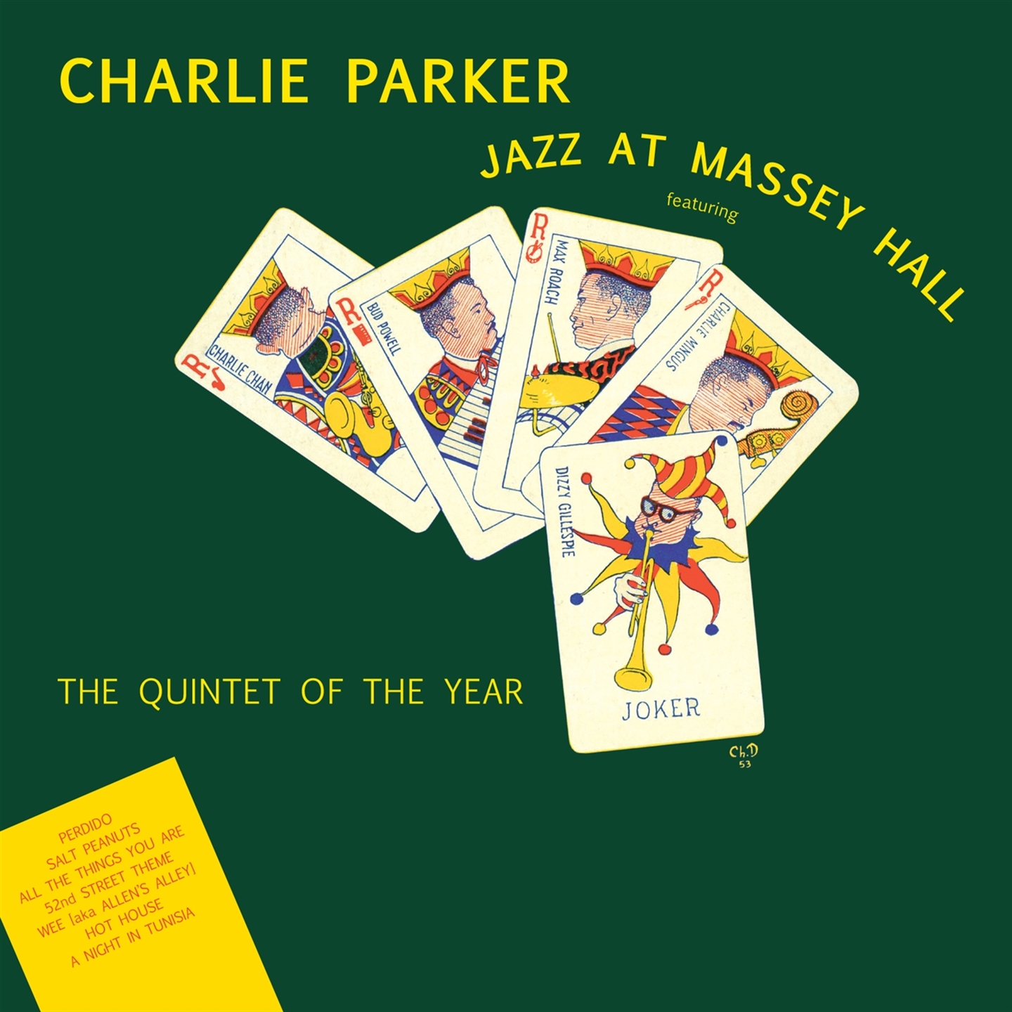 Charlie Parker - Jazz At Massey Hall [Ltd.Ed. Yellow Vinyl] - Afbeelding 1 van 1